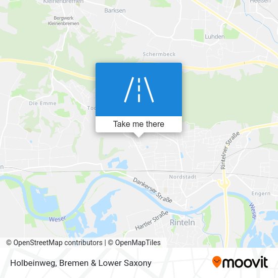 Holbeinweg map