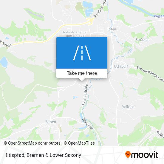 Iltispfad map