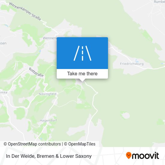 In Der Weide map