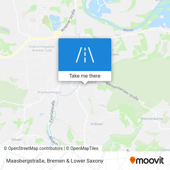 Maasbergstraße map