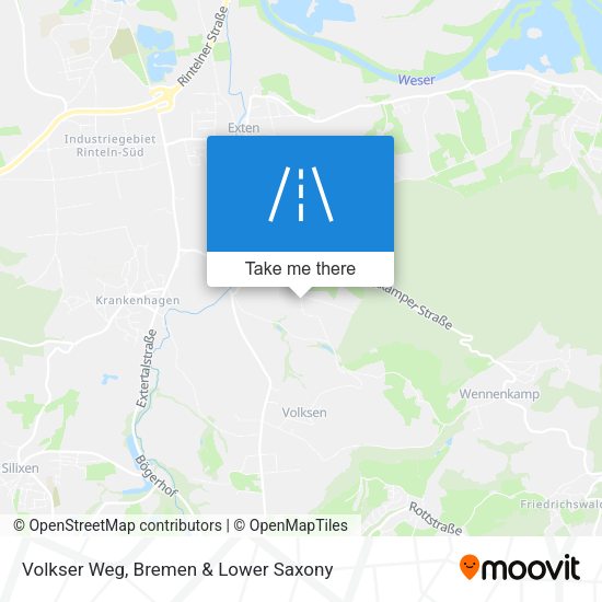 Volkser Weg map