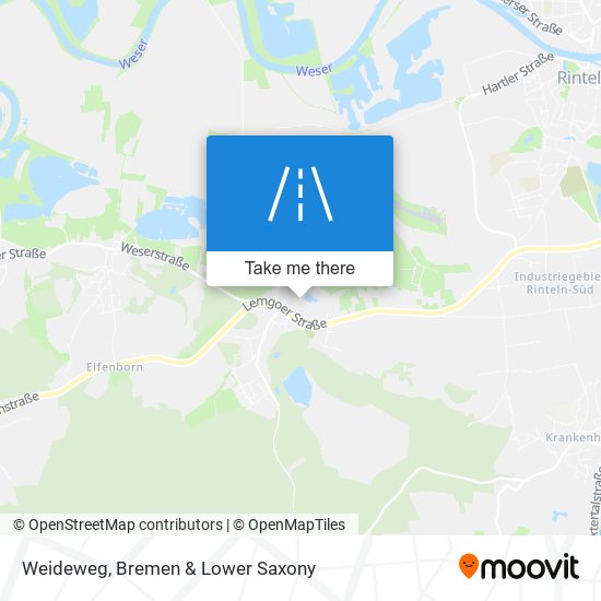 Weideweg map
