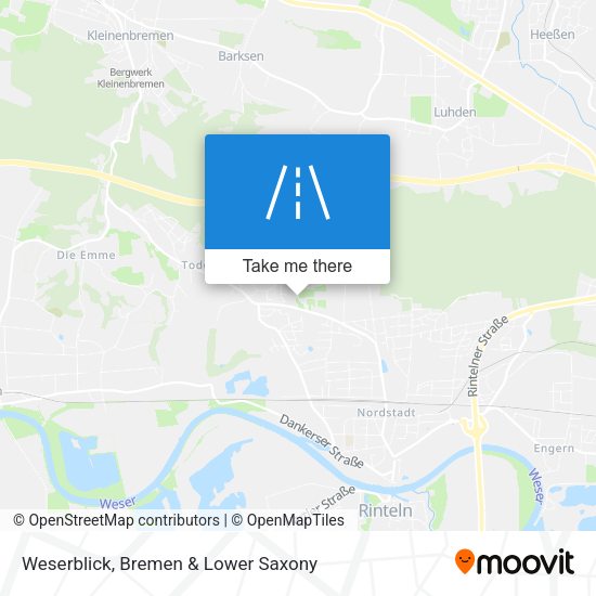 Weserblick map