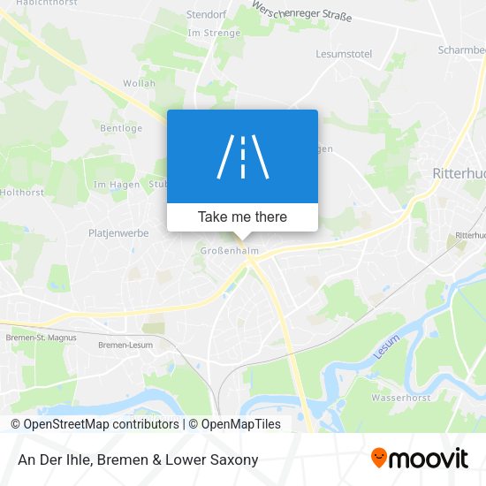 An Der Ihle map