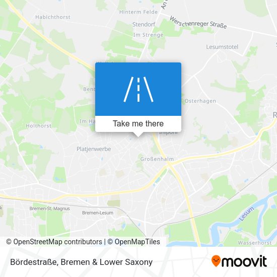 Bördestraße map