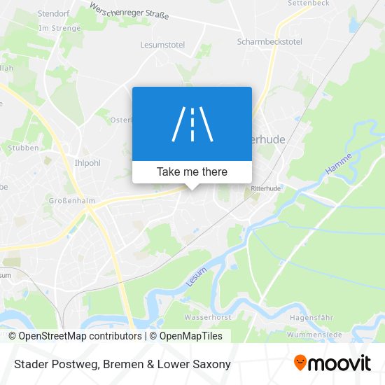 Stader Postweg map