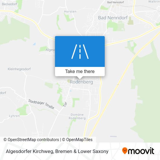 Algesdorfer Kirchweg map