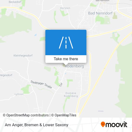 Am Anger map