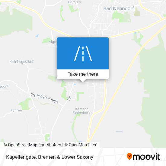 Kapellengate map