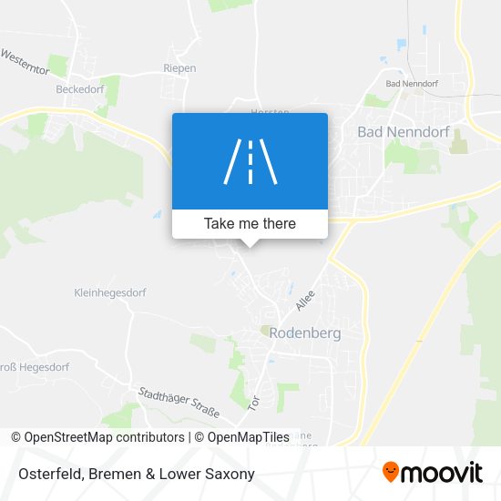 Osterfeld map