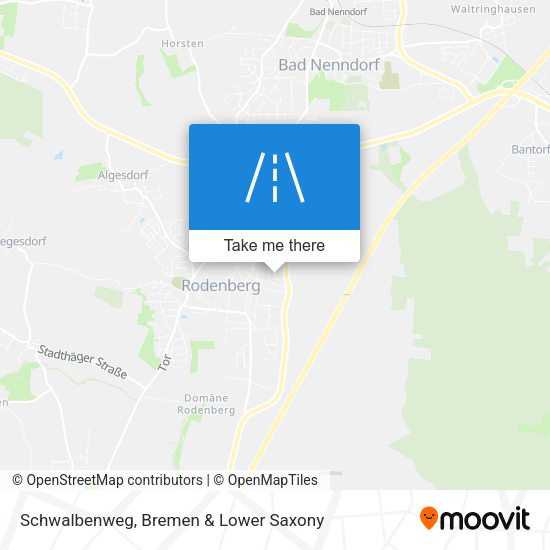 Schwalbenweg map