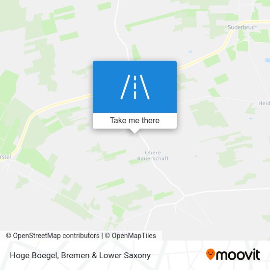 Hoge Boegel map