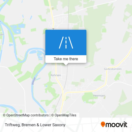 Triftweg map