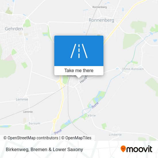 Birkenweg map