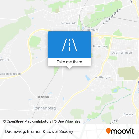 Dachsweg map