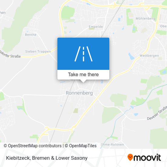 Kiebitzeck map