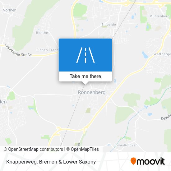 Knappenweg map