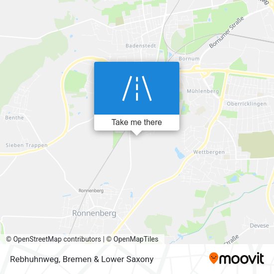 Rebhuhnweg map
