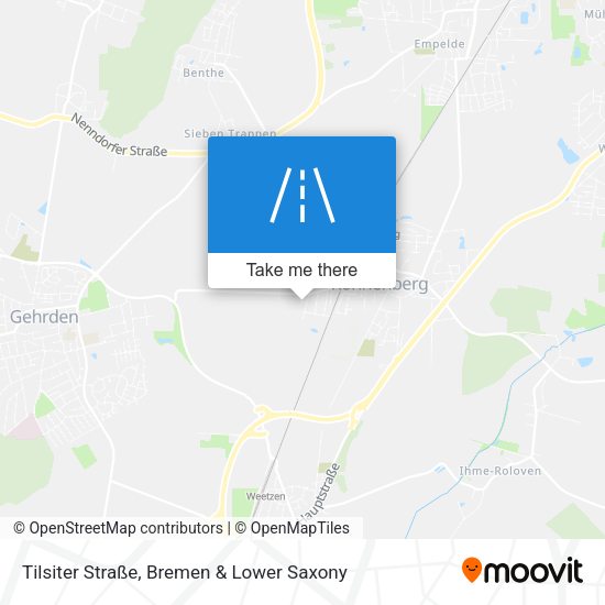 Tilsiter Straße map