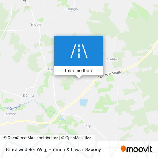 Bruchwedeler Weg map