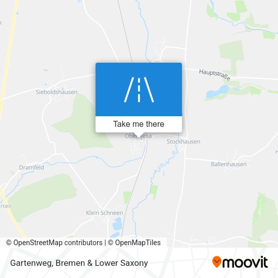 Gartenweg map