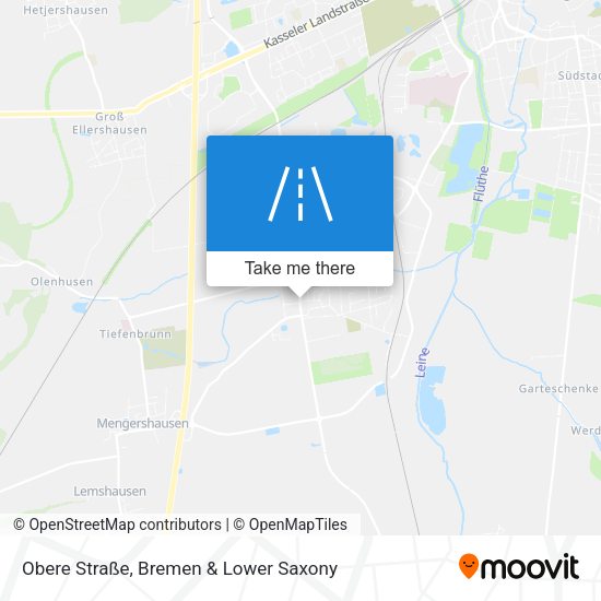 Obere Straße map