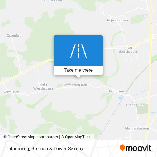 Tulpenweg map