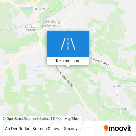 An Der Rodau map
