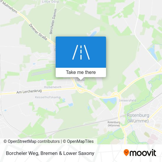 Borcheler Weg map