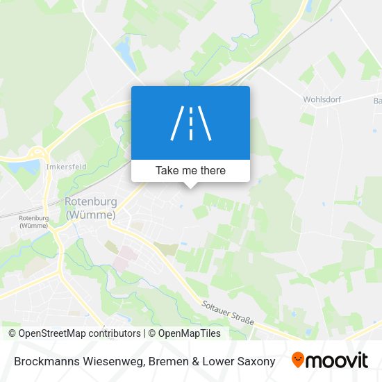 Brockmanns Wiesenweg map