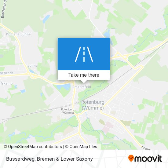Bussardweg map