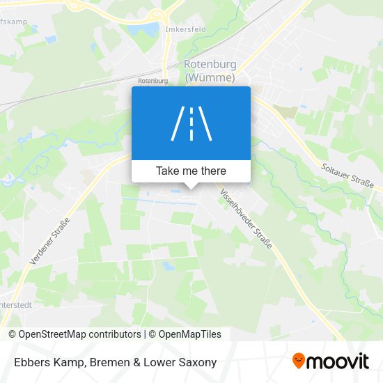 Ebbers Kamp map