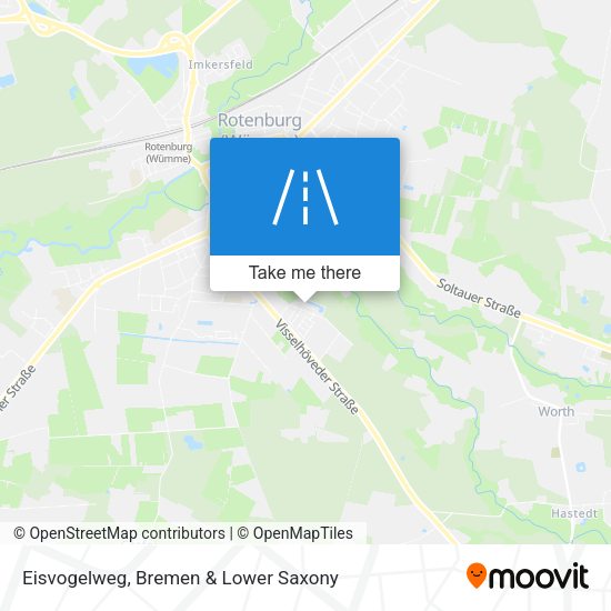 Eisvogelweg map