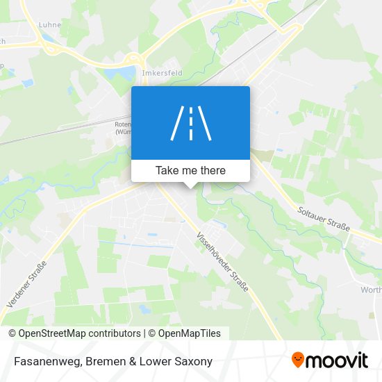 Fasanenweg map