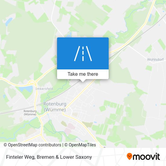 Finteler Weg map