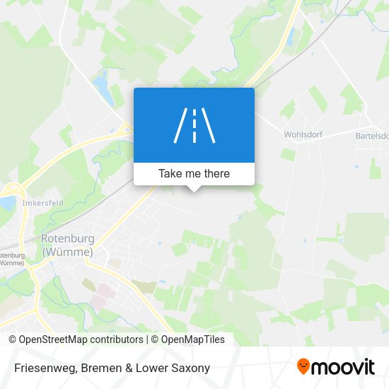 Friesenweg map