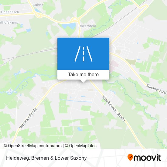 Heideweg map