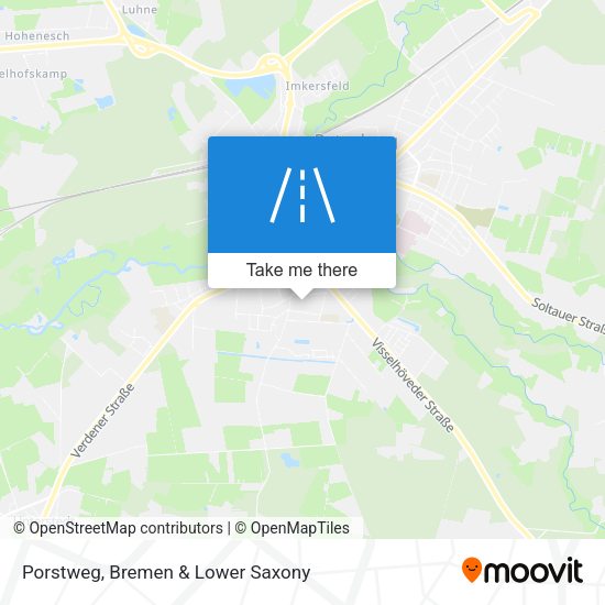 Porstweg map