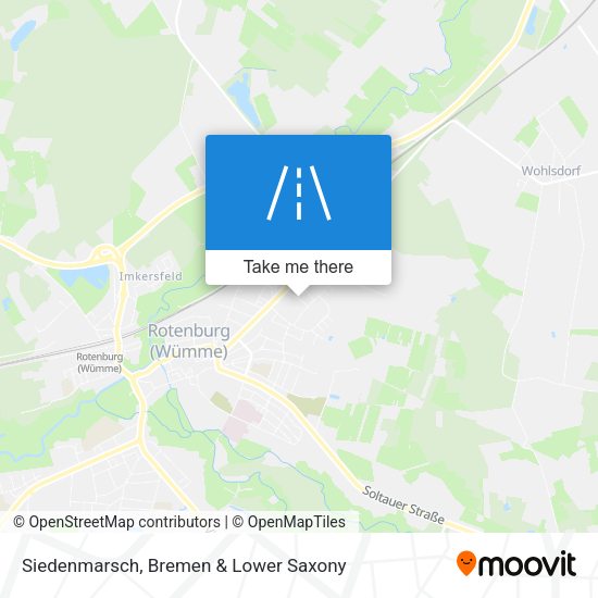 Siedenmarsch map