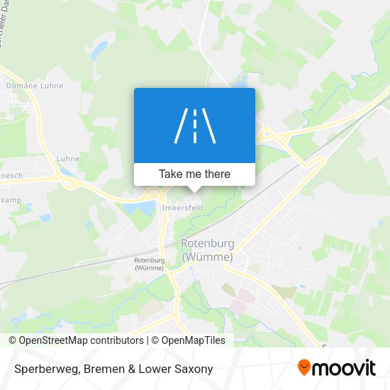 Sperberweg map