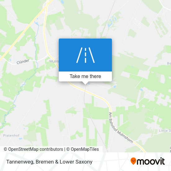Tannenweg map