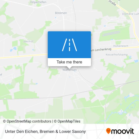 Unter Den Eichen map