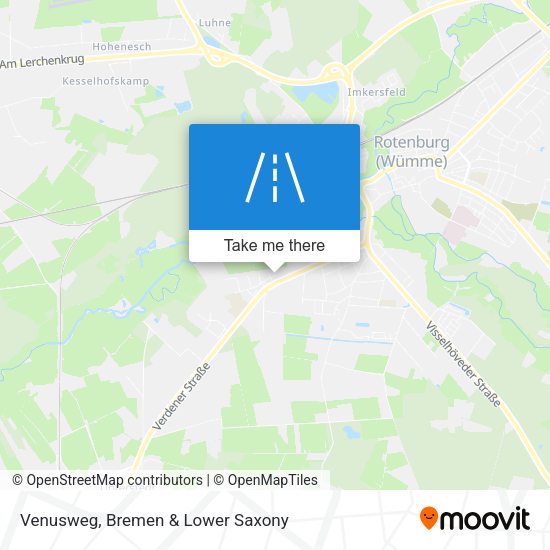 Venusweg map