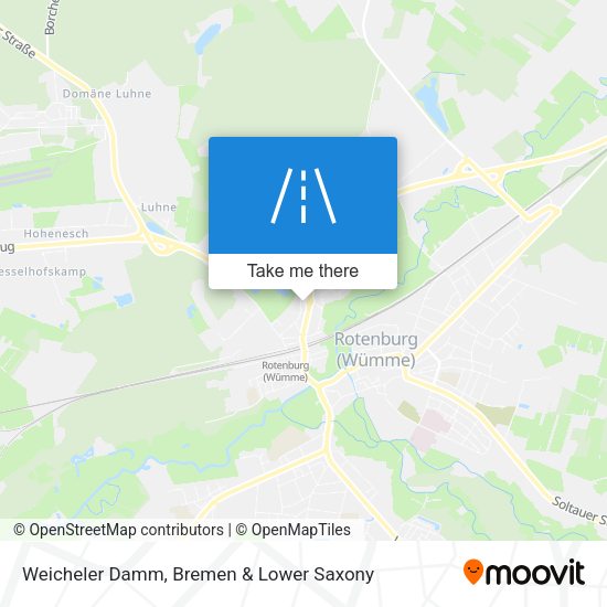 Weicheler Damm map
