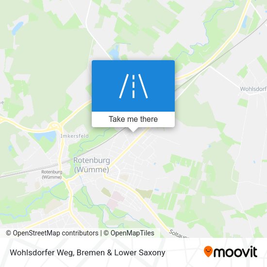 Wohlsdorfer Weg map