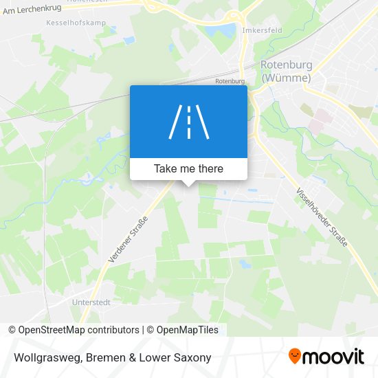 Wollgrasweg map