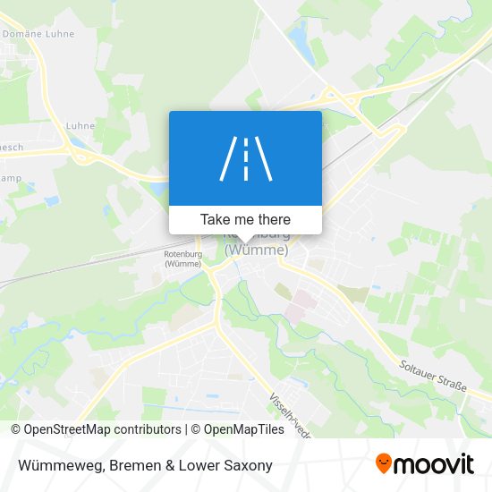 Wümmeweg map