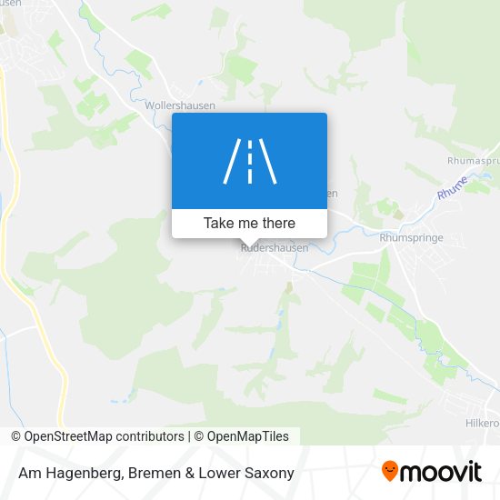 Am Hagenberg map