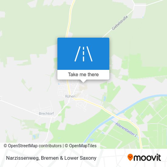 Narzissenweg map
