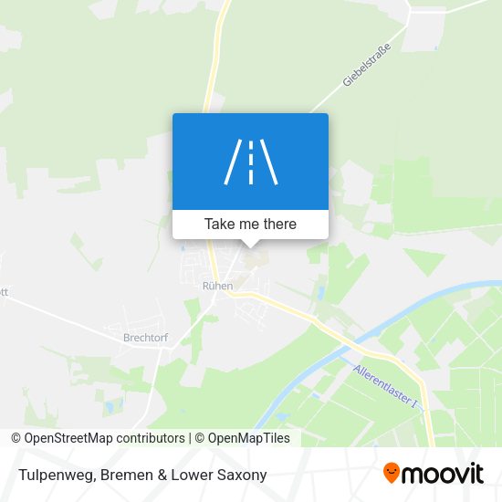 Tulpenweg map